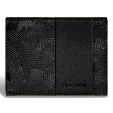 Camo Collection - Leather Top Wing Wallet