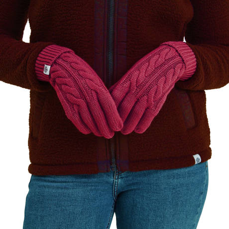 TOG24 - Unisex Adult Grouse Cable Knit Winter Gloves