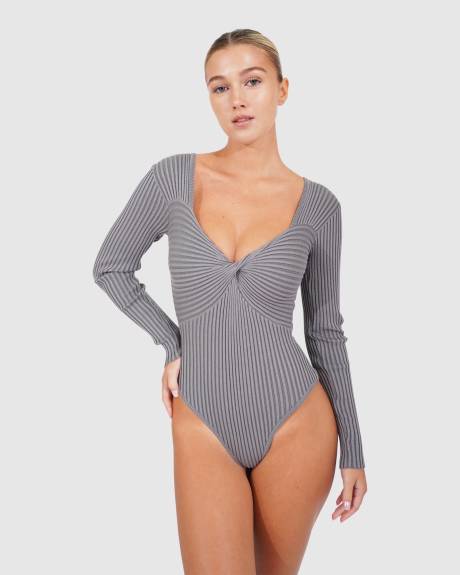 Belle & Bloom - Think Twice Long Sleeve Bodysuit