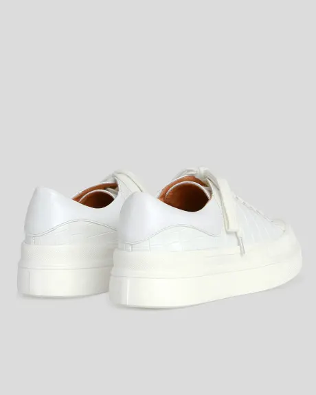 Belle & Bloom Just A Dream Croc Leather Sneaker