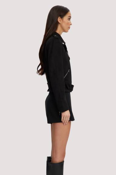 Noize - Zadie Vegan Suede Coat