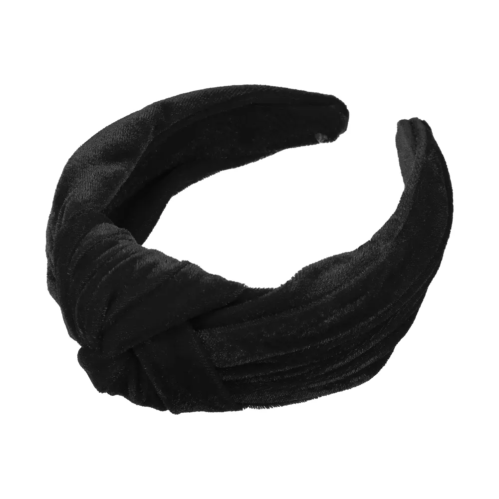 Unique Bargains - Velvet Wide Knotted Headband