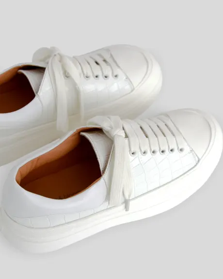 Belle & Bloom Just A Dream Croc Leather Sneaker