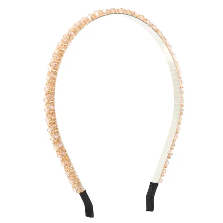 Unique Bargains- 2 Rows Rhinestone Hairband Headband