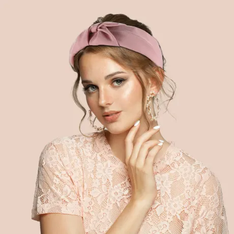 Unique Bargains- Solid Colors Top Knot Headbands