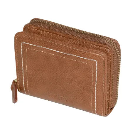 Roots Ladies Compact Zip Around Snap Wallet