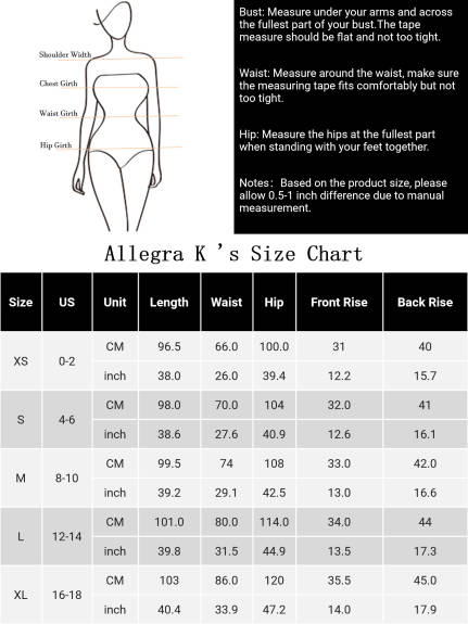 Allegra K- Mesh Panel Pant High Waist Sheer Elastic Baggy Cargo Pants