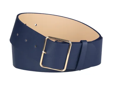 Allegra K- Ceinture large en cuir PU avec boucle à ardillon en métal