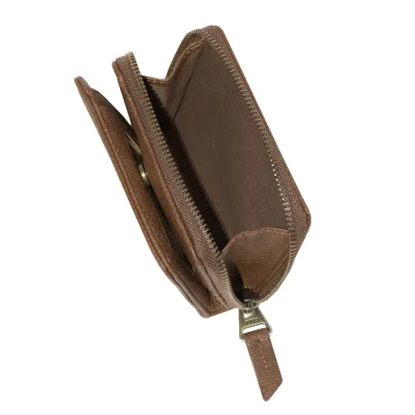 Roots Ladies Compact Zip Around Snap Wallet