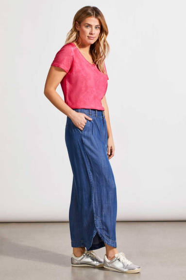 Tribal - Flowly Pleated Pant with Tulip Hem