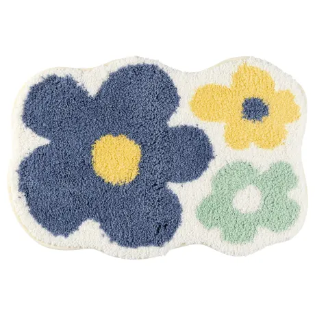 PiccoCasa- Soft Non Slip Mat Quick Dry Microfiber Washable Bath Rugs 20" x 32"