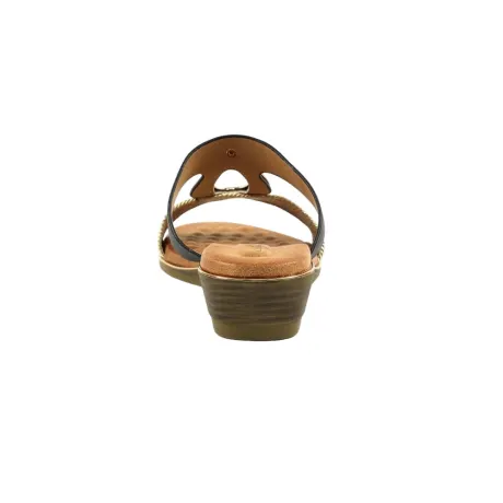 Lunar - Womens/Ladies Porto Wedge Heel Sandals