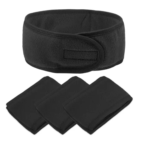 Unique Bargains- 4 Pcs Soft Spa Headband Hair Bands