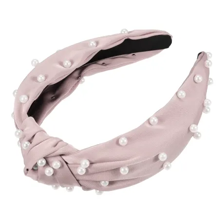 Unique Bargains- Faux Pearl Knotted Headband