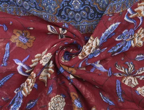 Allegra K- Grands foulards vintage pour femmes Châle de plage