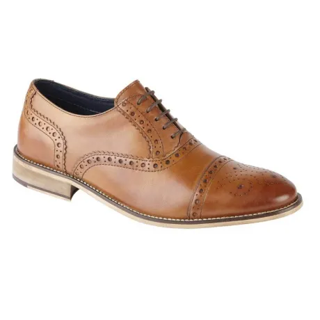 Roamers - Mens Leather Brogue/Oxford Shoe