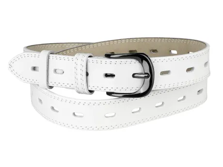 Allegra K- Faux Leather Metal Pin Buckle Waist Belt