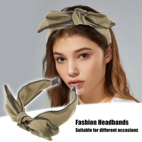 Unique Bargains - Double Layered Bow Knot Headband