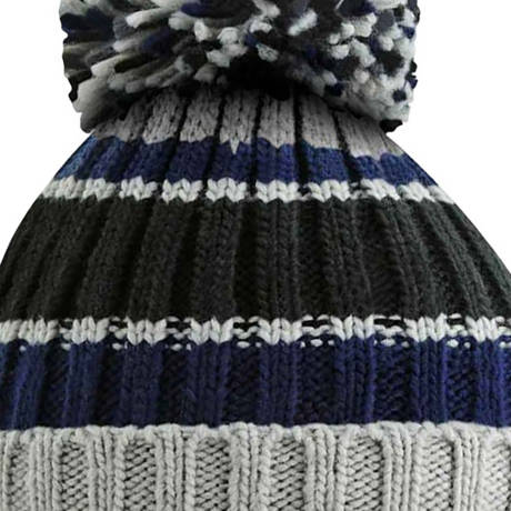 Beechfield - Unisex Adult Hygge Striped Beanie