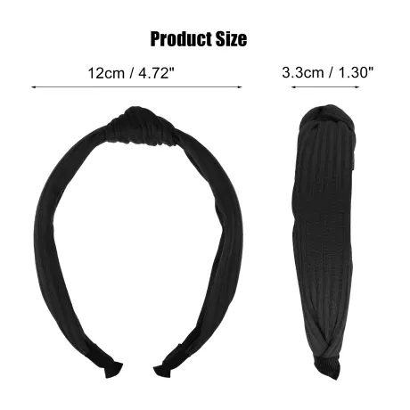 Unique Bargains- Textured Cotton Knot Headband Hairband