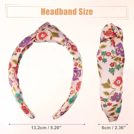 Unique Bargains- Floral Knotted Headband