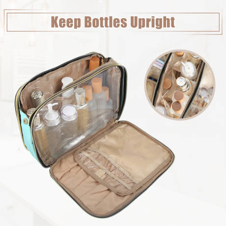 Unique Bargains- Large Toiletry Makeup Travel Bag Water-resistant