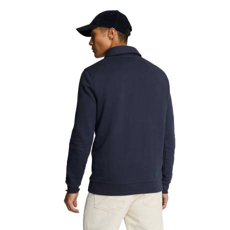 Lyle & Scott - Mens Embroidered Quarter Zip Sweater