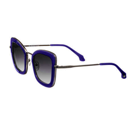 Bertha - Delphine Handmade in Italy Sunglasses - Navy