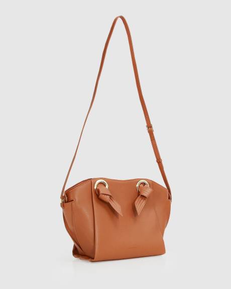 Belle & Bloom Heart Of Gold Leather Shoulder Bag