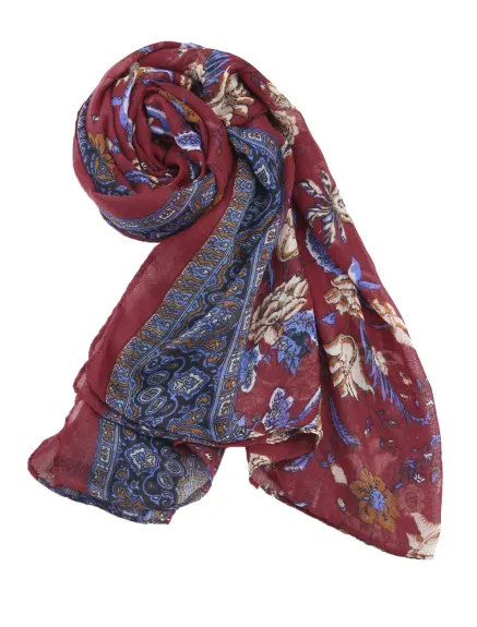 Allegra K- Grands foulards vintage pour femmes Châle de plage