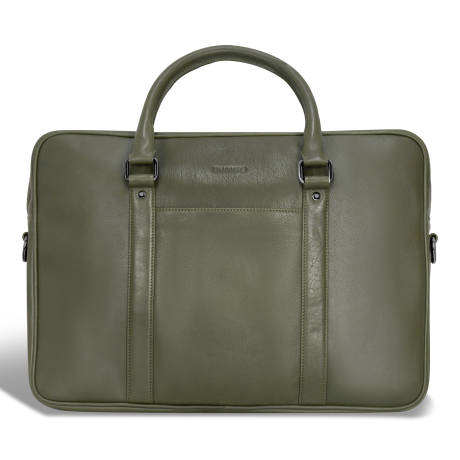 Onyx Collection - Leather Slim Briefcase