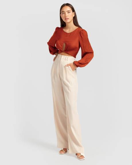 Belle & Bloom No Way Home Cropped Top