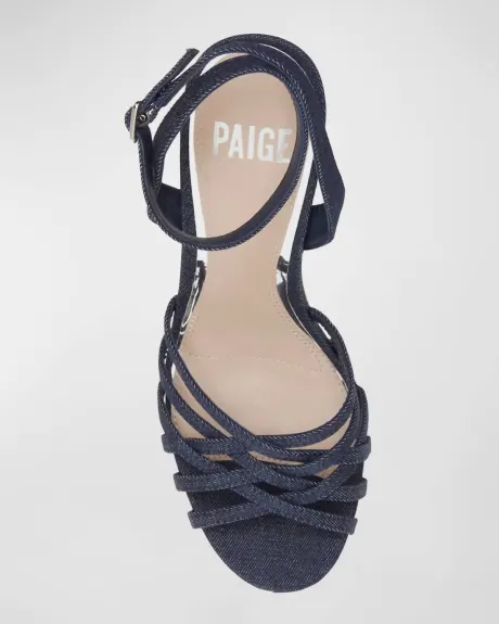 Paige - Chelsey Woven Platform Sandal