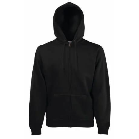 Fruit of the Loom - Mens Zip Through Hooded Sweatshirt / Hoodie