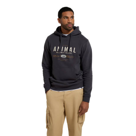 Animal - Mens River Logo Natural Hoodie