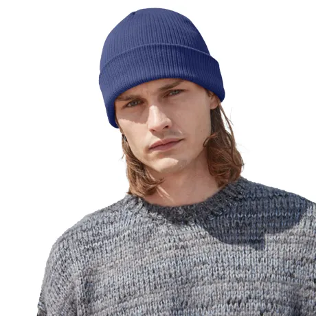 Beechfield - Unisex Adult Natural Cotton Fine Knit Beanie