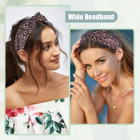 Unique Bargains- Hair Hoop with Bow Knotted