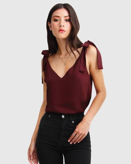 Belle & Bloom Feel For You V Neck Top