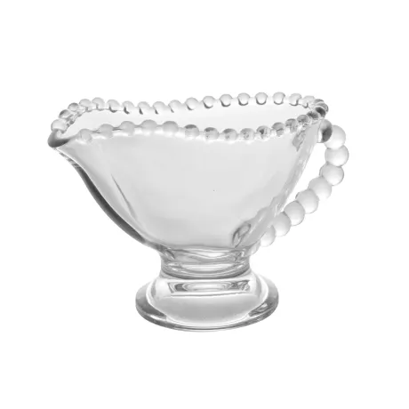 Pearl Collection Crystal Gravy Boat 140ml 13x7x9cm