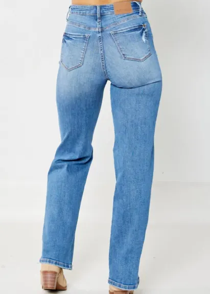 Judy Blue - High Waist Straight Leg Jean
