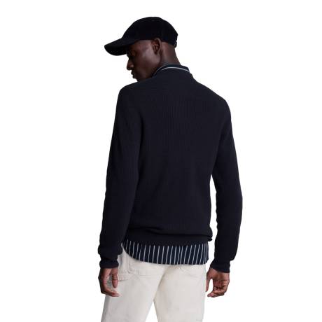 Lyle & Scott - Mens Grid Knitted Crew Neck Sweater