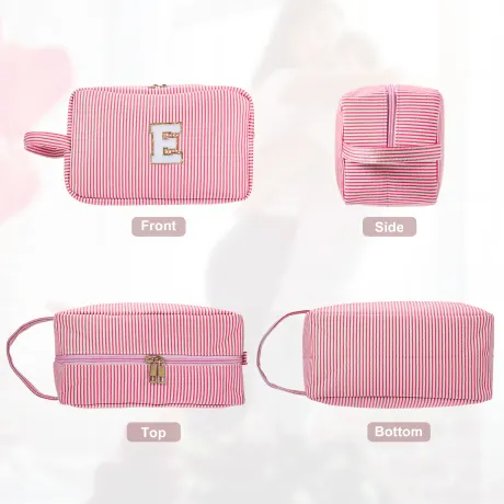 Unique Bargains- Letter E Cosmetic Travel Makeup Bag Organizer