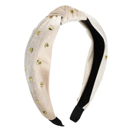 Unique Bargains - Heart Print Knotted Headband