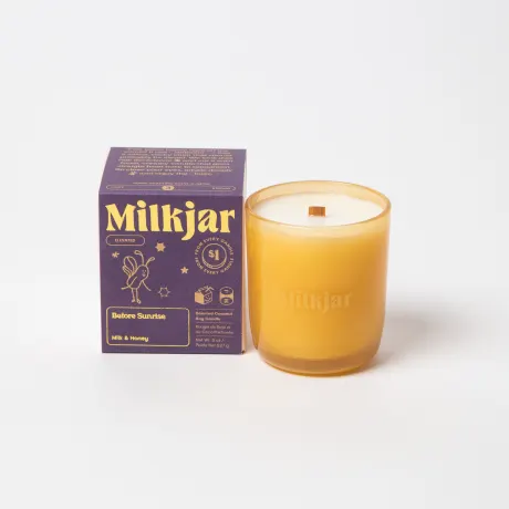 Milk Jar Before Sunrise Candle | Milk & Honey 8oz