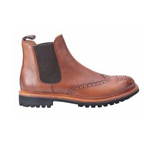 Cotswold - Mens Siddington Commando Elasticated Leather Dress Boot