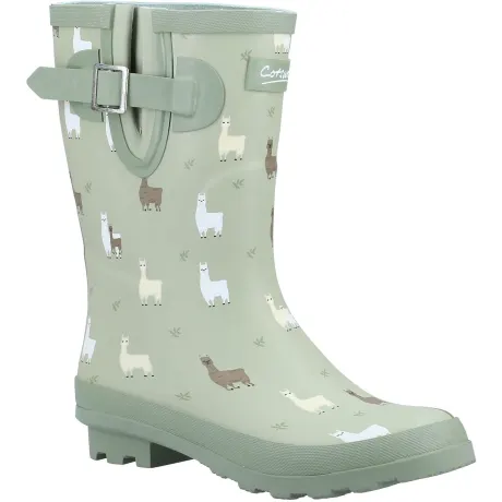 Cotswold - Womens/Ladies Farmyard Sheep Mid Calf Galoshes