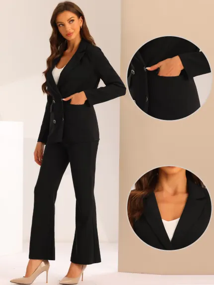Allegra K - Blazer and Pants Business Work Suit
