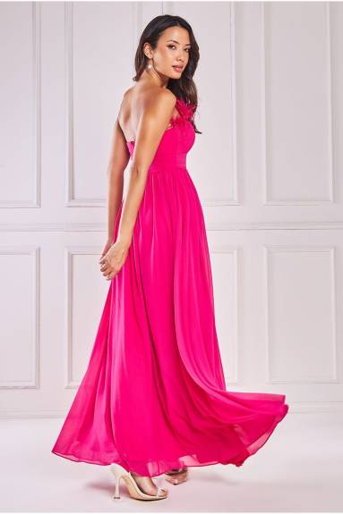 Goddiva - Bridesmaids Chiffon Maxi Dress