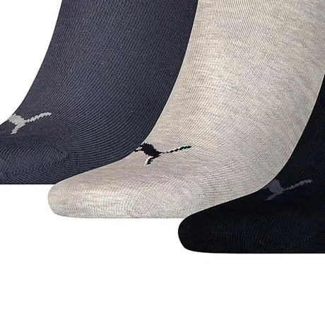 Puma - Unisex Adult Invisible Socks (Pack of 3)