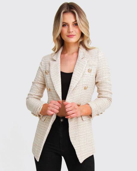 Belle & Bloom Princess Polina blazer en tweed